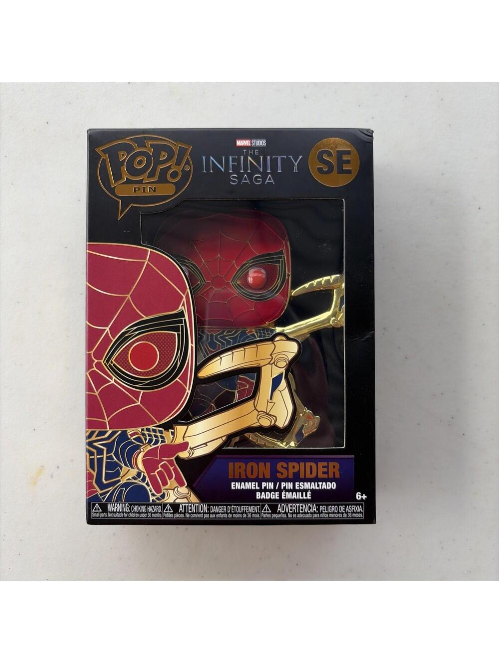 FUNKO POP PIN SE MARVEL INFINITY SAGA IRON SPIDER WALMART EXCLUSIVE SG